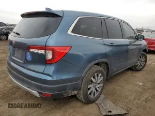 2019 Honda Pilot EX-L with VIN 5FNYF5H51KB042518, listed as a Copart auction lot 51809355 with 64,712 mi miles and Salvage Title. Bid and sale history available at DreamBid. Image 3.