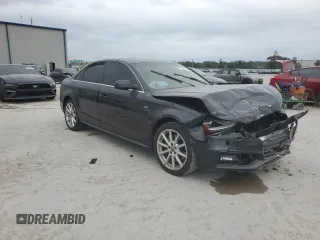 2016 Audi A4 Premium with VIN WAUAFAFL6GA004565, listed as a Copart auction lot 81717384 with 106,374 mi miles and Salvage Title. Bid and sale history available at carsss.com. Image 4.