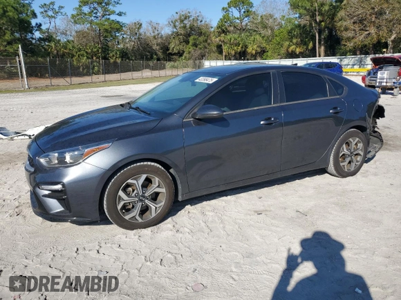 2021 Kia Forte FE with VIN 3KPF24AD1ME367676, listed as a Copart auction lot 43398475 with 46,697 mi miles and Salvage Title. Bid and sale history available at carsss.com. Image 1.