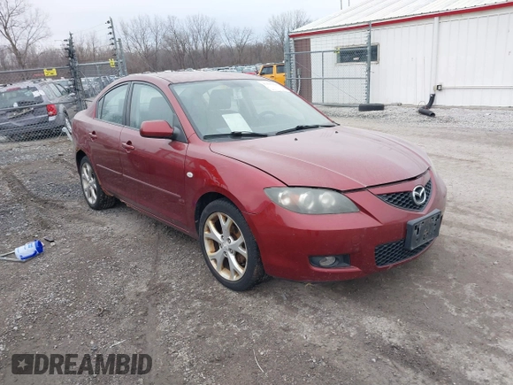 2008 Mazda Mazda3 i Touring Value with VIN JM1BK32F381178531, listed as a IAAI auction lot 41495560 with 169,975 mi miles. Bid and sale history available at carsss.com. Image 1.
