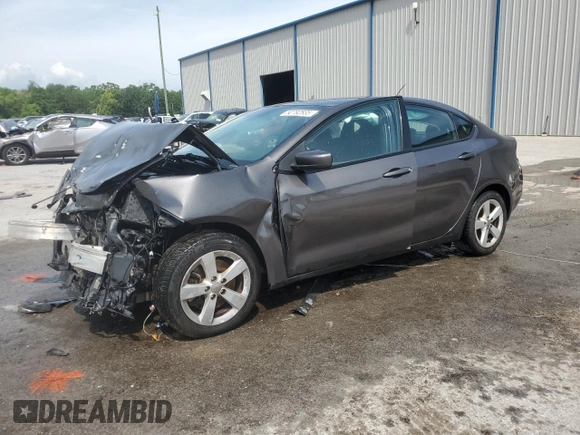 2015 Dodge Dart SXT with VIN 1C3CDFBB4FD351874, listed as a Copart auction lot 50792835 with 195,613 mi miles and Salvage Title. Bid and sale history available at carsss.com. Image 1.