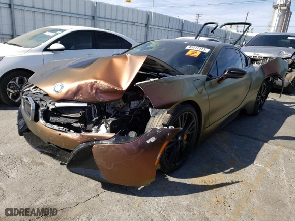 2016 BMW i8 with VIN WBY2Z2C51GV674865, listed as a Copart auction lot 40417413 with NaN miles. Bid and sale history available at carsss.com. Image 1.