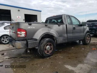 2007 Ford F-150 STX with VIN 1FTRF02287KD58465, listed as a Copart auction lot 88449925 with 0 mi miles and Salvage Title. Bid and sale history available at carsss.com. Image 3.