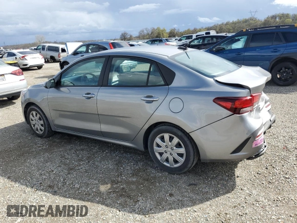 2021 Kia Rio LX with VIN 3KPA24AD0ME428803, listed as a Copart auction lot 49129705 with 37,727 mi miles and Salvage Title. Bid and sale history available at carsss.com. Image 2.