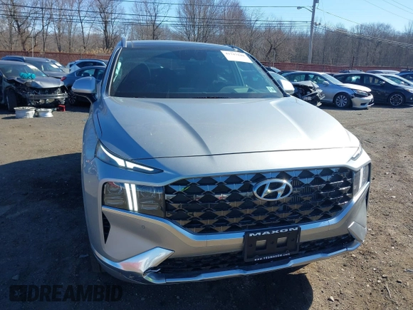 2023 Hyundai Santa Fe Calligraphy with VIN 5NMS5DAL7PH624396, listed as a IAAI auction lot 41747848 with 13,734 mi miles. Bid and sale history available at carsss.com. Image 20.