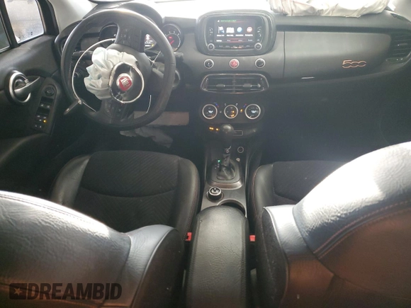 2017 FIAT 500X Urbana Edition with VIN ZFBCFXCB8HP611806, listed as a Copart auction lot 82970814 with 99,225 mi miles and Salvage title. Bid and sale history available at DreamBid. Image 8.