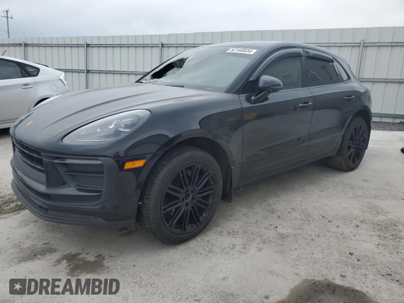 2022 Porsche Macan with VIN WP1AA2A56NLB03077, listed as a Copart auction lot 52165034 with Not provided miles and Non repairable. Bid and sale history available at DreamBid. Image 1.