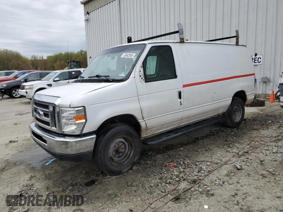 2010 Ford Econoline Cargo Commercial z VIN 1FTNE2EW4ADA35523, wystawiony jako Copart lot #53662005 z przebiegiem Nie podano mil oraz Szkoda całkowita • Salvage title. Historia ofert i sprzedaży dostępna na DreamBid. Obrazek 1.