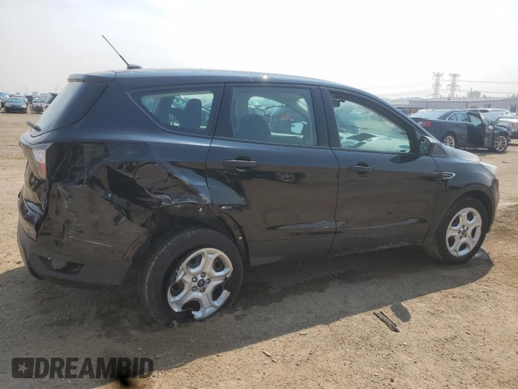2017 Ford Escape S with VIN 1FMCU0F76HUB39927, listed as a Copart auction lot 59584245 with 68,117 mi miles and Salvage title. Bid and sale history available at DreamBid. Image 3.