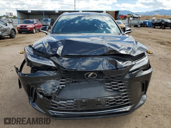 2023 Lexus RX with VIN 2T2BAMCA4PC003366, listed as a Copart auction lot 61029624 with 25,053 mi miles and Salvage Title. Bid and sale history available at carsss.com. Image 5.