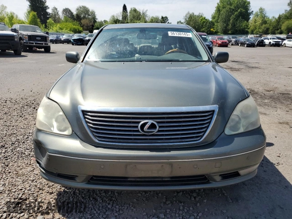 2004 Lexus LS 430 z VIN JTHBN36F340168081, wystawiony jako Copart lot #56130145 z przebiegiem 313 818 mil mil oraz Szkoda całkowita • Salvage title. Historia ofert i sprzedaży dostępna na DreamBid. Obrazek 5.