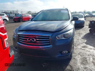 2013 Infiniti JX35 with VIN 5N1AL0MM4DC303338, listed as a IAAI auction lot 41961761 with 170,572 mi miles. Bid and sale history available at carsss.com. Image 13.