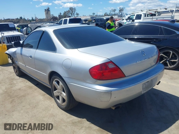 2001 Acura CL Type S with VIN 19UYA426X1A035313, listed as a IAAI auction lot 41944970 with 155,037 mi miles. Bid and sale history available at carsss.com. Image 3.