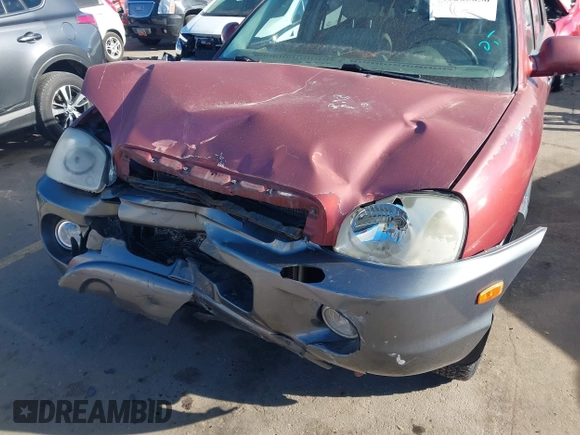 2005 Hyundai Santa Fe GLS with VIN KM8SC73E05U027078, listed as a IAAI auction lot 41265050 with 218,841 mi miles. Bid and sale history available at carsss.com. Image 6.