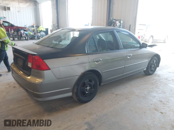 2005 Honda Civic with VIN JHMES96615S020610, listed as a IAAI auction lot 42098993 with 135,778 mi miles and . Bid and sale history available at DreamBid. Image 4.