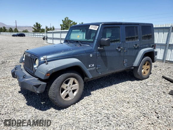 2008 Jeep Wrangler Unlimited X with VIN 1J4GA39168L509720, listed as a Copart auction lot 61014895 with 238,932 mi miles and Salvage title. Bid and sale history available at DreamBid. Image 1.