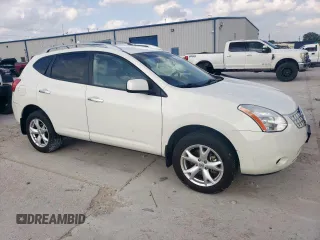 2010 Nissan Rogue S with VIN JN8AS5MT2AW009933, listed as a Copart auction lot 55039255 with 73,197 mi miles and Salvage Title. Bid and sale history available at DreamBid. Image 4.