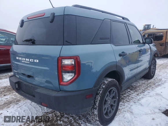 2021 Ford Bronco Sport Big Bend z VIN 3FMCR9B62MRB38620, wystawiony jako Copart lot #45008875 z przebiegiem 55 555 mil mil oraz Szkoda całkowita • Salvage title. Historia ofert i sprzedaży dostępna na DreamBid. Obrazek 3.