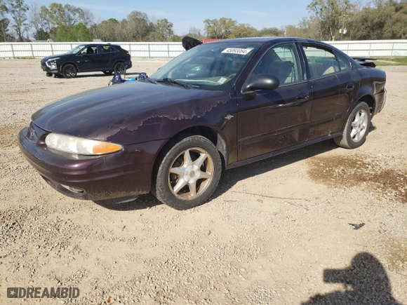 2004 Oldsmobile Alero GLS with VIN 1G3NF52E64C242855, listed as a Copart auction lot 80147774 with 220,157 mi miles and Salvage Title. Bid and sale history available at carsss.com. Image 1.