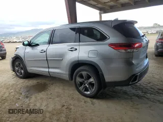 2017 Toyota Highlander Hybrid Limited with VIN 5TDDGRFH5HS024091, listed as a Copart auction lot 50240225 with 97,409 mi miles and Salvage title. Bid and sale history available at DreamBid. Image 2.
