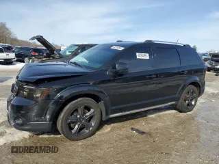 2018 Dodge Journey Crossroad with VIN 3C4PDDGG1JT387515, listed as a Copart auction lot 46394995 with 129,265 mi miles and Salvage Title. Bid and sale history available at carsss.com. Image 1.