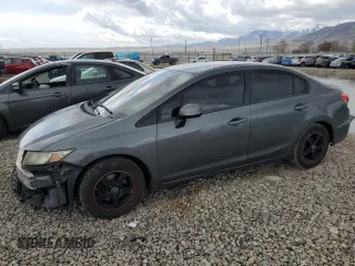 2013 Honda Civic LX with VIN 19XFB2F55DE228267, listed as a Copart auction lot 49819905 with 161,563 mi miles and Salvage Title. Bid and sale history available at DreamBid. Image 1.