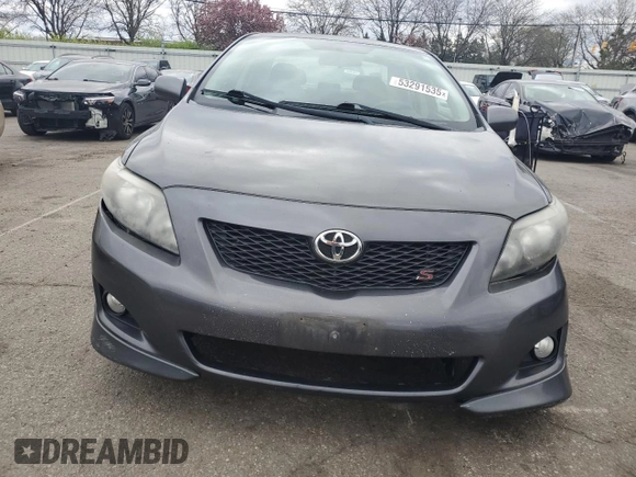 2009 Toyota Corolla with VIN 1NXBU40E89Z147619, listed as a Copart auction lot 53291535 with 196,840 mi miles and Salvage Title. Bid and sale history available at carsss.com. Image 5.