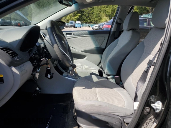 2013 Hyundai Accent GLS with VIN KMHCT4AE6DU350068, listed as a Copart auction lot 53785585 with Not Provided miles and Salvage Title. Bid and sale history available at carsss.com. Image 7.