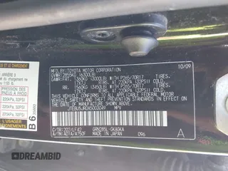 2010 Toyota 4Runner Trail with VIN JTEBU5JR0A5003049, listed as a IAAI auction lot 39075977 with 159,785 mi miles and . Bid and sale history available at DreamBid. Image 9.