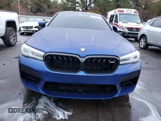 2021 BMW M5 with VIN WBS83CH03MCG05985, listed as a Copart auction lot 72964442 with 1,707 mi miles. Bid and sale history available at carsss.com. Image 5.