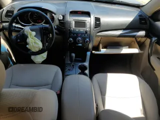 2013 Kia Sorento LX with VIN 5XYKT3A61DG372659, listed as a Copart auction lot 57787855 with 61,489 mi miles and Salvage title. Bid and sale history available at DreamBid. Image 8.