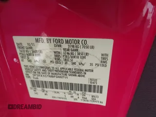 2011 Ford F-150 XL с VIN 1FTFX1CT6BFD00711, выставлен на аукционе IAAI как лот 42490504 с пробегом 102 798 миль миль и . История ставок и продаж доступна на DreamBid. Изображение 9.