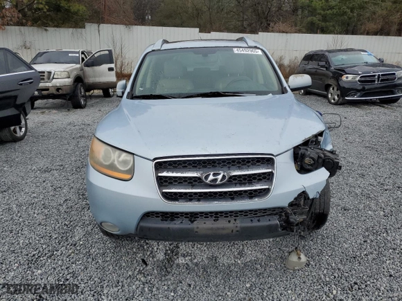 2008 Hyundai Santa Fe SE with VIN 5NMSH13E28H141520, listed as a Copart auction lot 45492965 with 192,008 mi miles and Salvage Title. Bid and sale history available at carsss.com. Image 5.