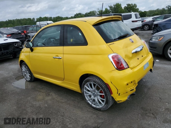2016 FIAT 500 Sport z VIN 3C3CFFBRXGT155408, wystawiony jako Copart lot #53004854 z przebiegiem 35 188 mil mil oraz Szkoda całkowita • Salvage title. Historia ofert i sprzedaży dostępna na DreamBid. Obrazek 2.