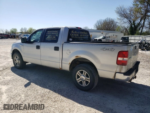 2008 Ford F-150 XL with VIN 1FTRW14W28KB17623, listed as a Copart auction lot 52958655 with 267,463 mi miles and Salvage title. Bid and sale history available at DreamBid. Image 2.
