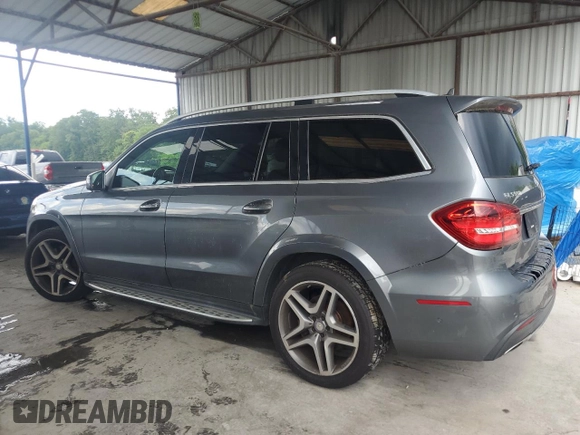 2017 Mercedes-Benz GLS 550 with VIN 4JGDF7DE0HA852820, listed as a Copart auction lot 60523685 with 177,152 mi miles and Clean title. Bid and sale history available at DreamBid. Image 2.