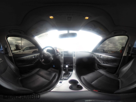 2014 Infiniti Q50 Sport with VIN JN1BV7AP5EM676199, listed as a IAAI auction lot 41721851 with 133,082 mi miles and . Bid and sale history available at DreamBid. Image 18.