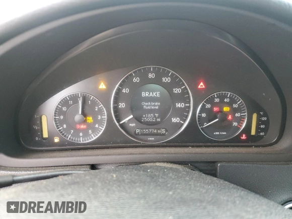 2007 Mercedes-Benz CLK-Class 5.5L with VIN WDBTJ72H77F212695, listed as a Copart auction lot 79744304 with 155,774 mi miles and Clean Title. Bid and sale history available at carsss.com. Image 9.