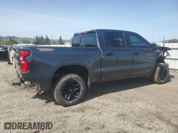 2020 Chevrolet Silverado 1500 LT Trail Boss with VIN 1GCPYFEL9LZ298271, listed as a Copart auction lot 50018135 with 82,666 mi miles and Salvage Title. Bid and sale history available at carsss.com. Image 3.