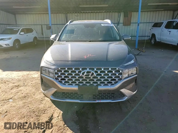 2021 Hyundai Santa Fe Hybrid Blue with VIN KM8S2DA1XMU011812, listed as a Copart auction lot 76833204 with 64,764 mi miles and Salvage Title. Bid and sale history available at carsss.com. Image 11.