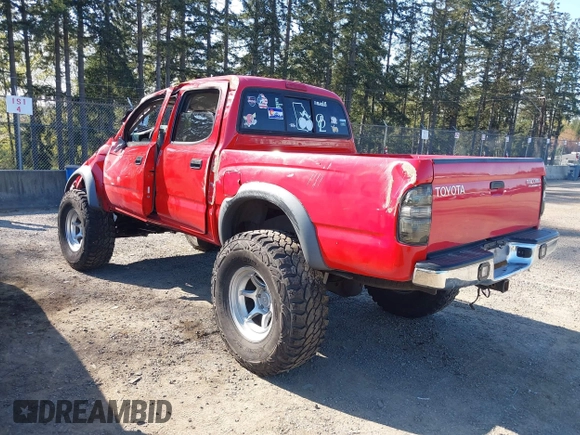 2001 Toyota Tacoma PreRunner with VIN 5TEGN92N61Z756480, listed as a IAAI auction lot 42060533 with 1 mi miles. Bid and sale history available at carsss.com. Image 3.