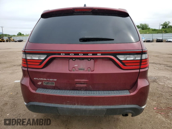 2018 Dodge Durango SXT with VIN 1C4RDJAG5JC372740, listed as a Copart auction lot 58417925 with 143,653 mi miles and Salvage title. Bid and sale history available at DreamBid. Image 6.