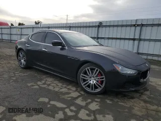 2015 Maserati Ghibli S Q4 with VIN ZAM57RTA8F1150575, listed as a Copart auction lot 38179884 with 59,174 mi miles. Bid and sale history available at carsss.com. Image 4.