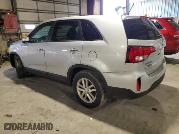 2014 Kia Sorento LX with VIN 5XYKT3A60EG460197, listed as a Copart auction lot 46849535 with 103,949 mi miles and Clean Title. Bid and sale history available at DreamBid. Image 2.