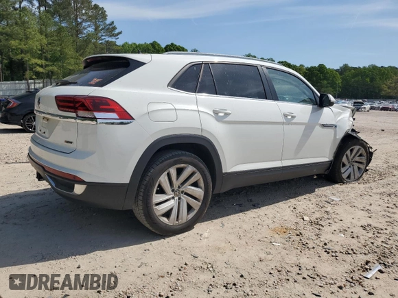 2020 Volkswagen Atlas SE with VIN 1V26E2CA6LC212575, listed as a Copart auction lot 54010195 with 73,391 mi miles and Salvage title. Bid and sale history available at DreamBid. Image 3.