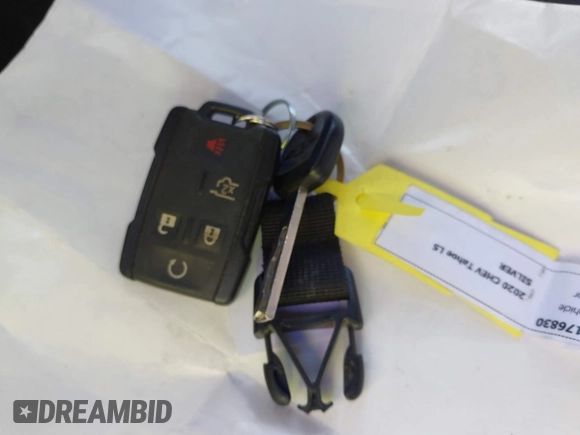 2020 Chevrolet Tahoe LS with VIN 1GNSCAKC2LR227856, listed as a IAAI auction lot 42246510 with 55,132 mi miles and . Bid and sale history available at DreamBid. Image 11.