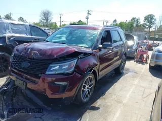 2018 Ford Explorer Sport with VIN 1FM5K8GT4JGB85463, listed as a IAAI auction lot 41914412 with 59,680 mi miles and . Bid and sale history available at DreamBid. Image 18.