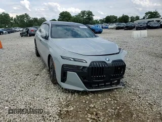 2023 BMW 7 Series 740i with VIN WBA23EH0XPCM01840, listed as a Copart auction lot 58458355 with Not provided miles and Salvage title. Bid and sale history available at DreamBid. Image 13.