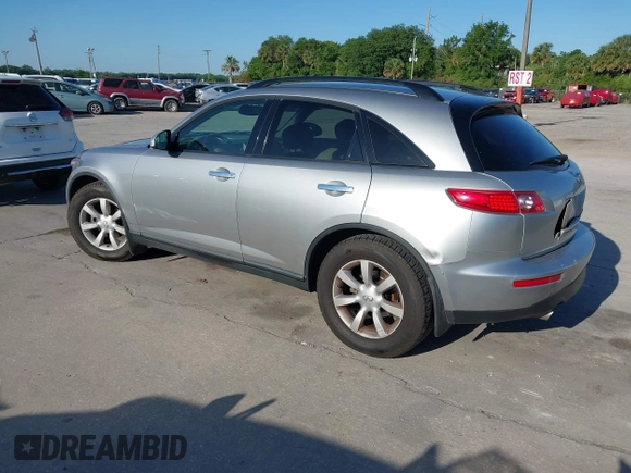 2003 Infiniti FX Options with VIN JNRAS08W93X201673, listed as a IAAI auction lot 41981420 with 90,511 mi miles and . Bid and sale history available at DreamBid. Image 3.