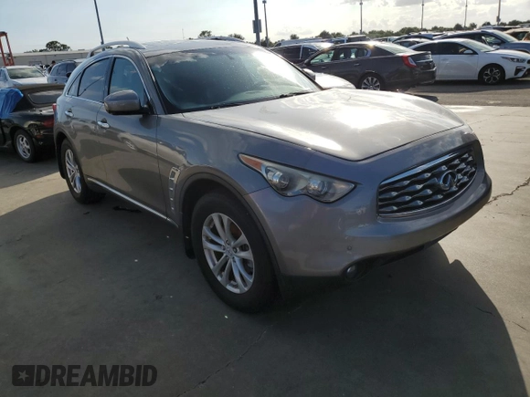 2011 Infiniti FX35 with VIN JN8AS1MU6BM711459, listed as a Copart auction lot 75117754 with 0 mi miles and Salvage Title. Bid and sale history available at carsss.com. Image 4.